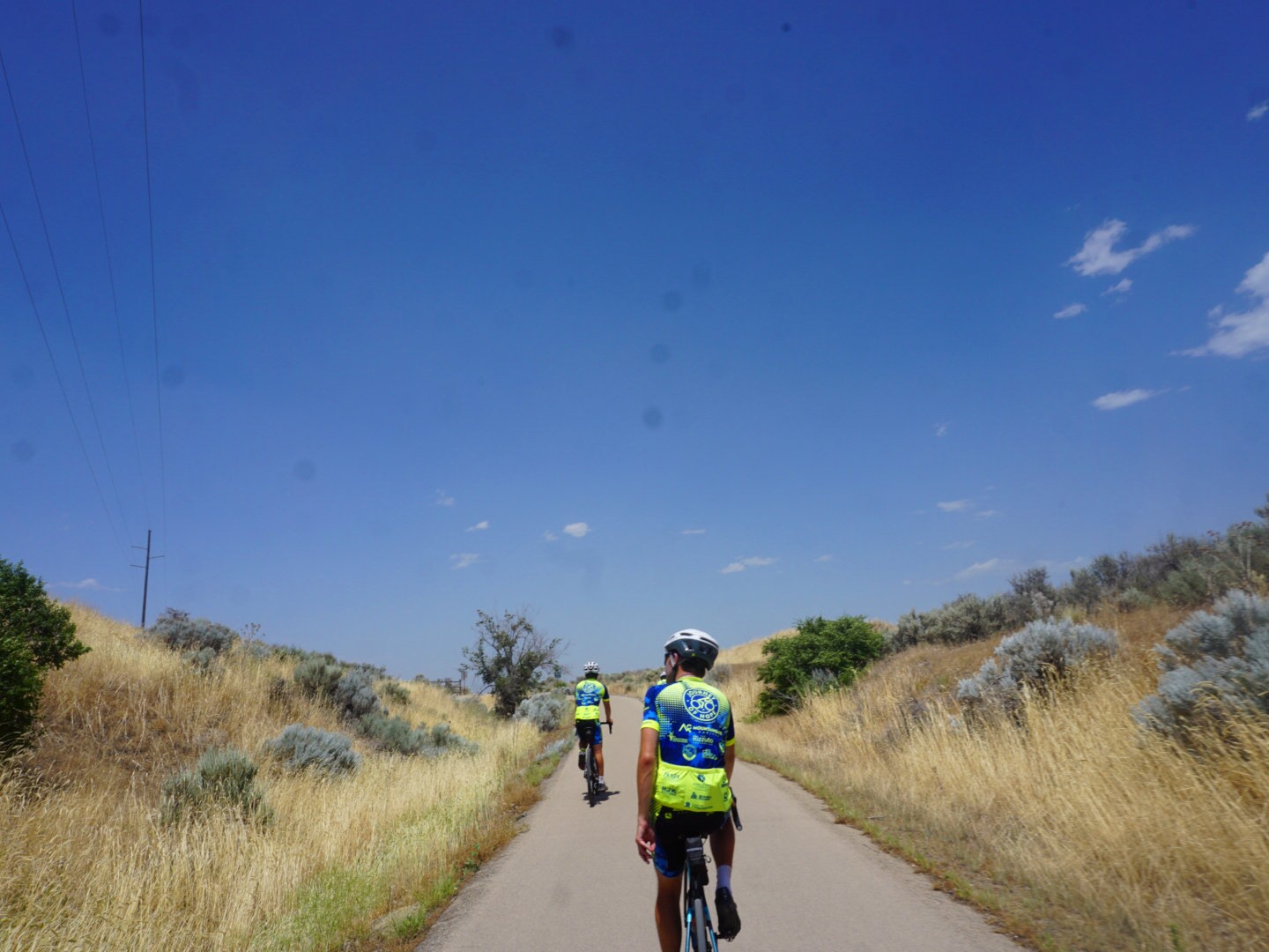 On a bike trail to SLC