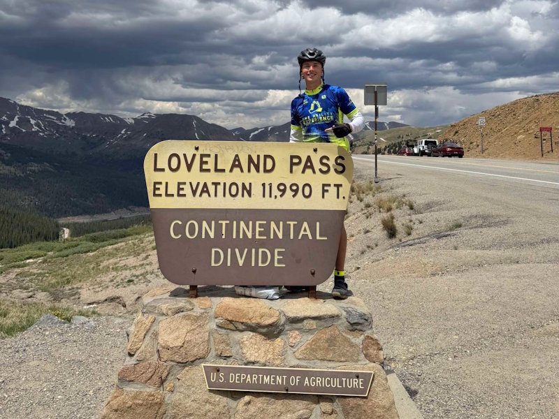 Matthew at Loveland Pass