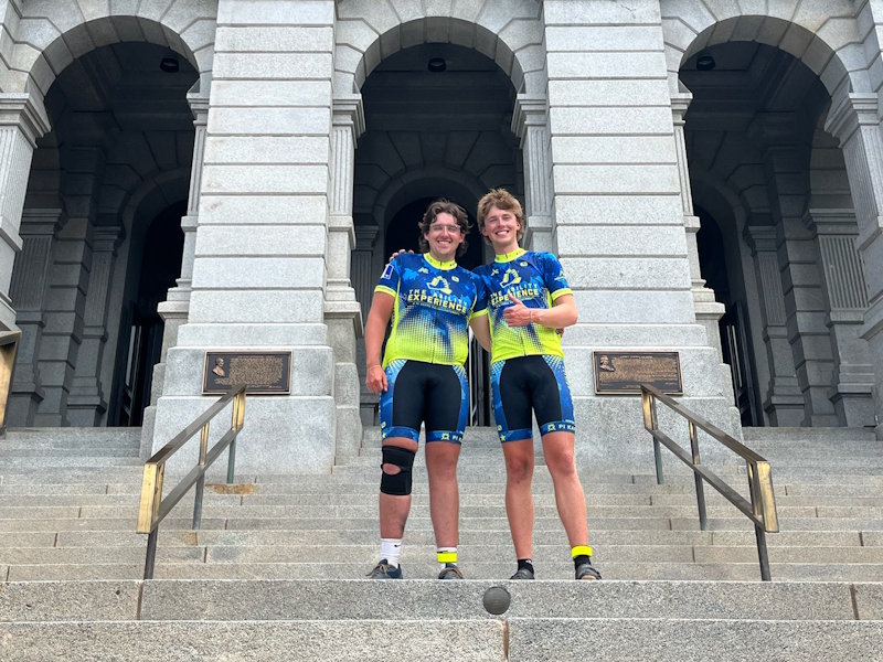 Matthew & Jack on the Capitol steps
